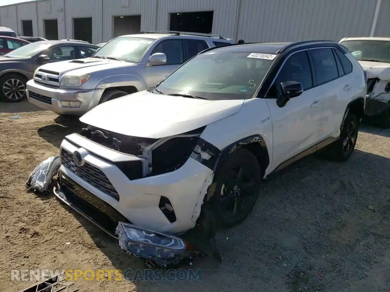 2 Photograph of a damaged car JTMEWRFV8LD532914 TOYOTA RAV4 2020