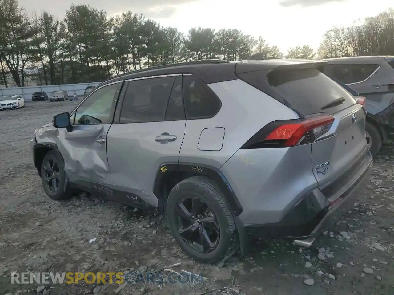2 Photograph of a damaged car JTMEWRFV9LJ030348 TOYOTA RAV4 2020
