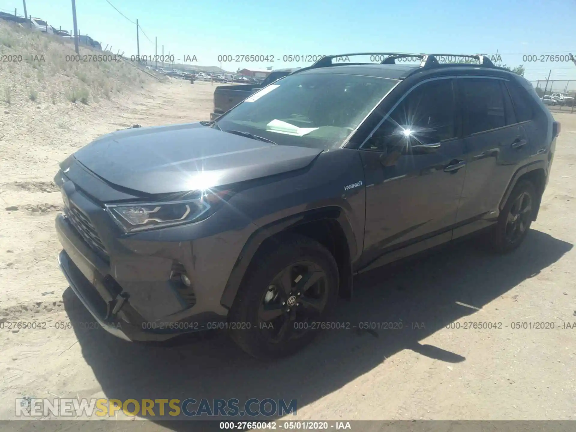 2 Photograph of a damaged car JTMEWRFV9LJ034772 TOYOTA RAV4 2020