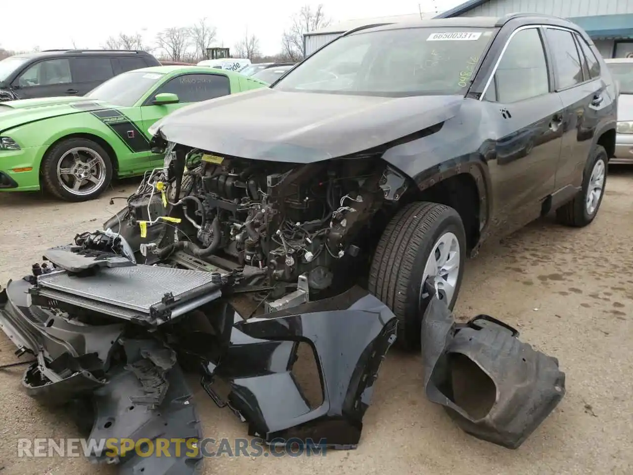 2 Photograph of a damaged car JTMG1RFV0LD048016 TOYOTA RAV4 2020