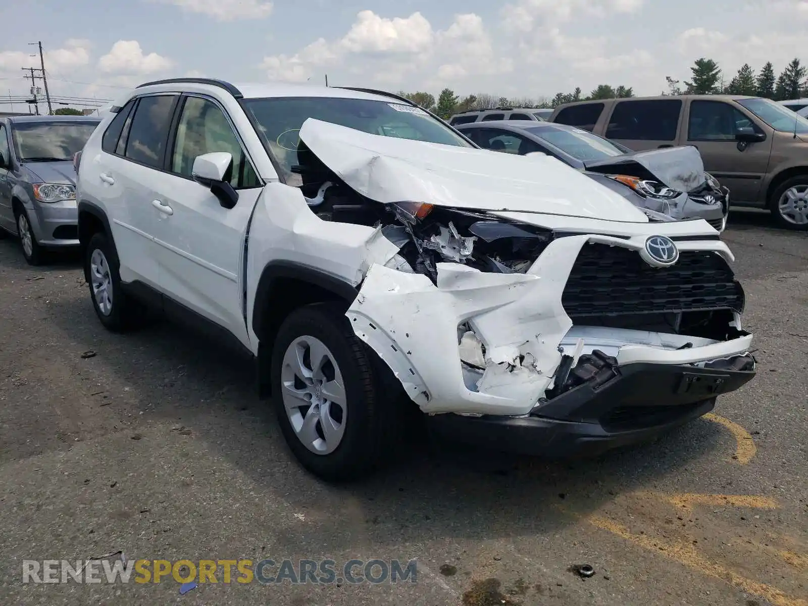 1 Photograph of a damaged car JTMG1RFVXLD056785 TOYOTA RAV4 2020