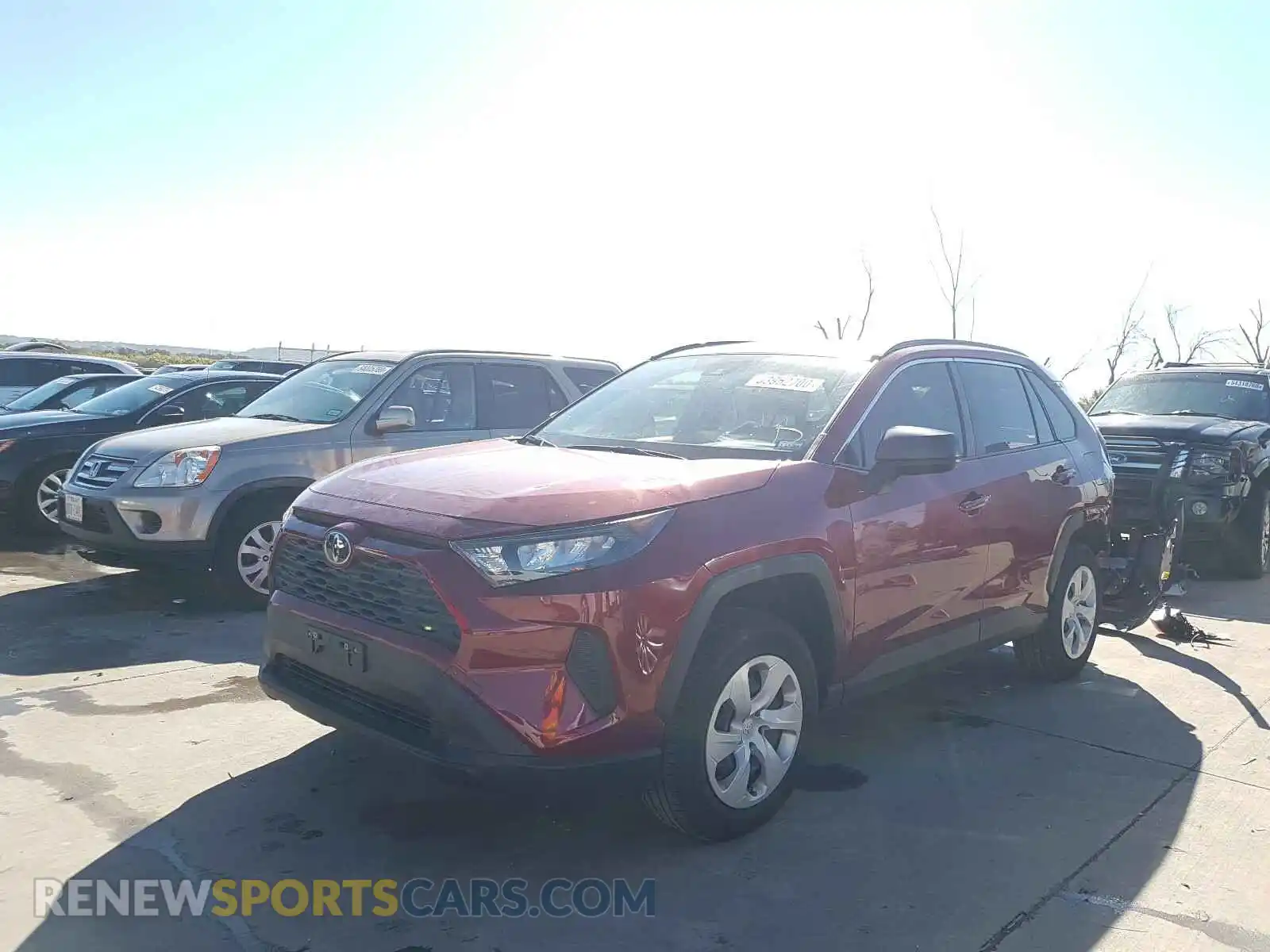 2 Photograph of a damaged car JTMH1RFV1LD043539 TOYOTA RAV4 2020