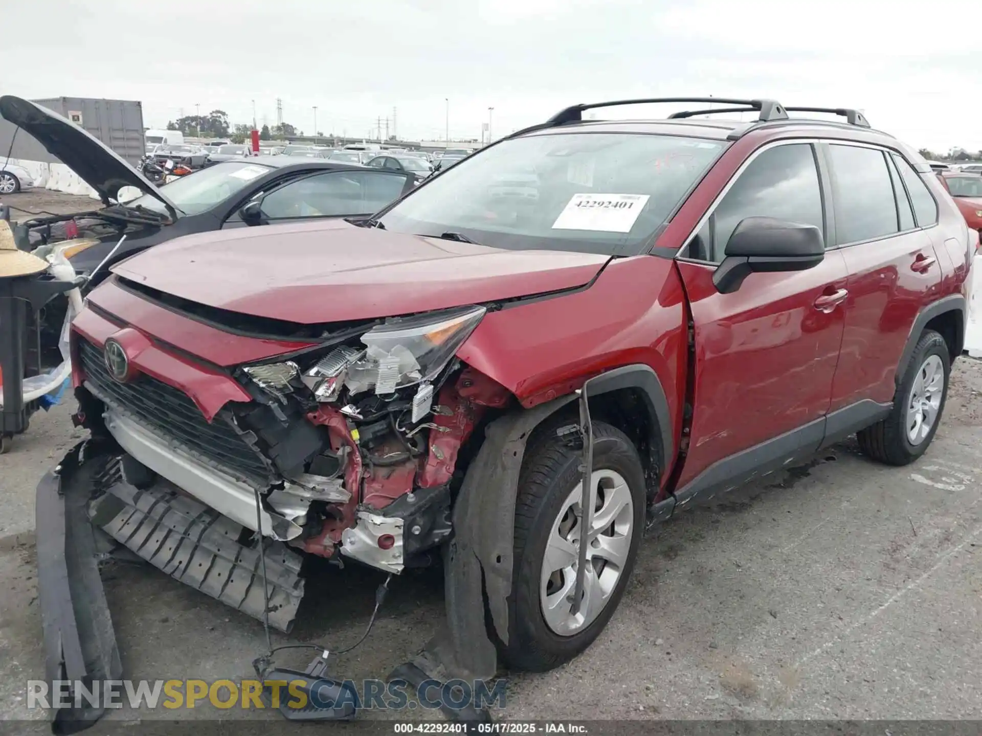 2 Фотография поврежденного автомобиля JTMH1RFV4LD054597 TOYOTA RAV4 2020
