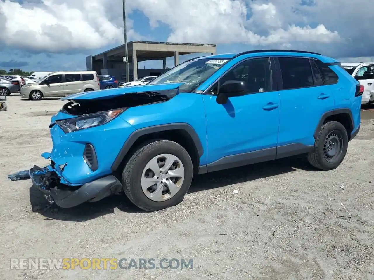 1 Photograph of a damaged car JTMH1RFV4LD057449 TOYOTA RAV4 2020