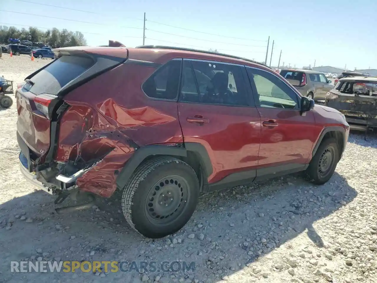 3 Photograph of a damaged car JTMH1RFV6LD052544 TOYOTA RAV4 2020