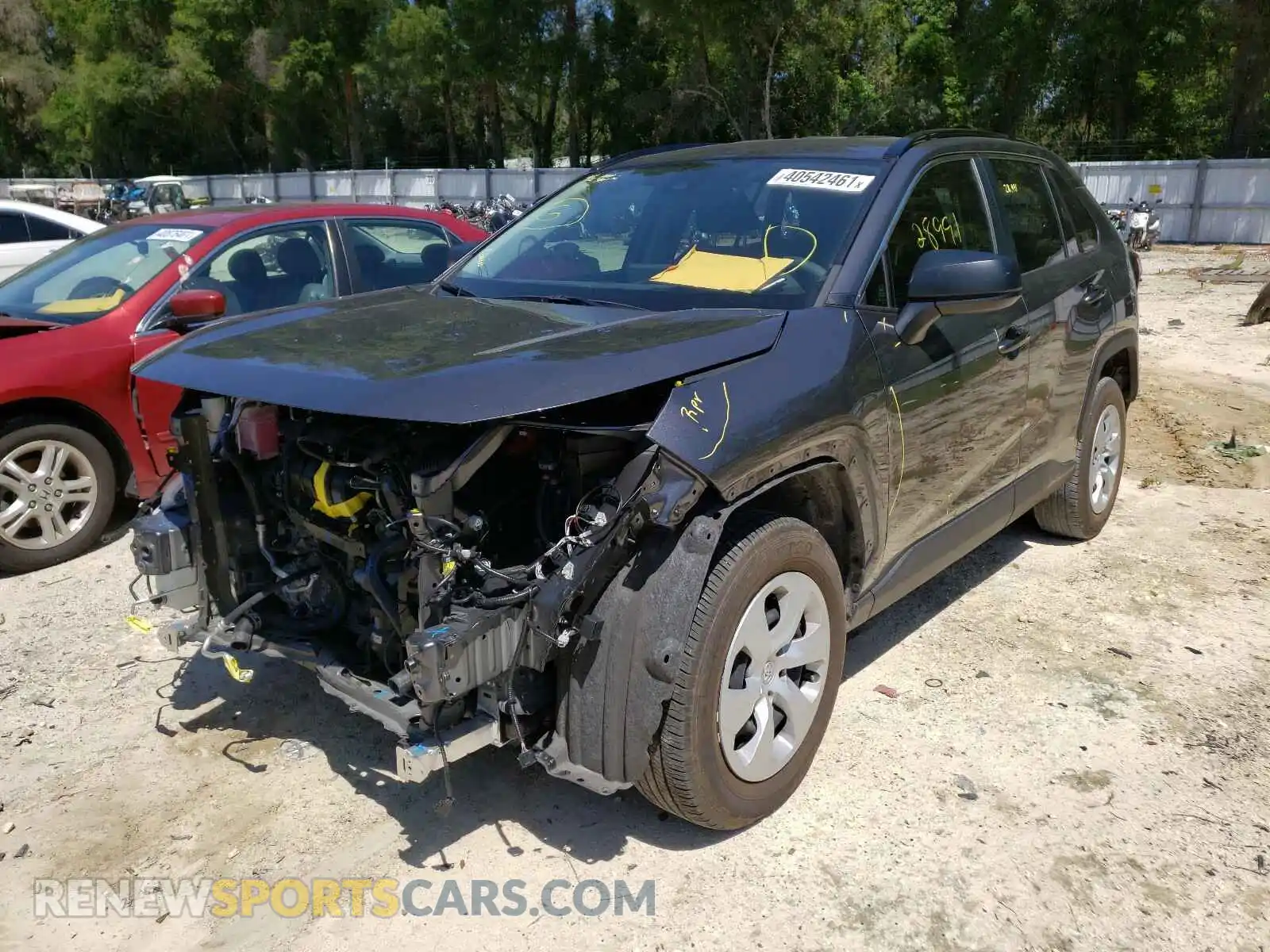 2 Photograph of a damaged car JTMH1RFV7LD059227 TOYOTA RAV4 2020