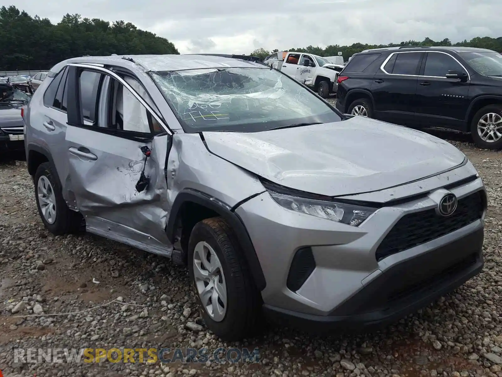 1 Photograph of a damaged car JTMK1RFV5LD047356 TOYOTA RAV4 2020