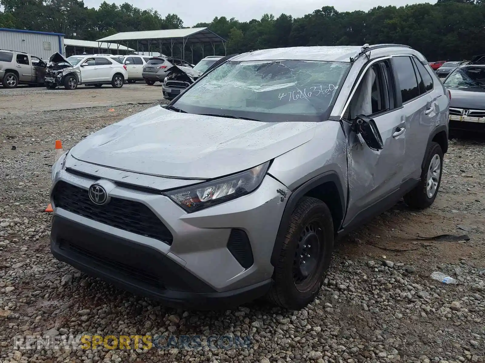 2 Photograph of a damaged car JTMK1RFV5LD047356 TOYOTA RAV4 2020