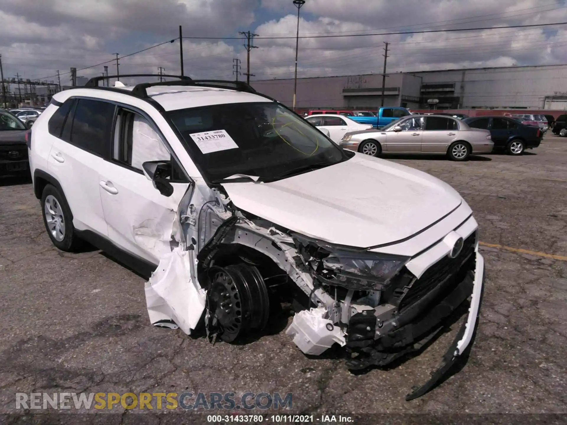 1 Photograph of a damaged car JTMK1RFV8LD060294 TOYOTA RAV4 2020