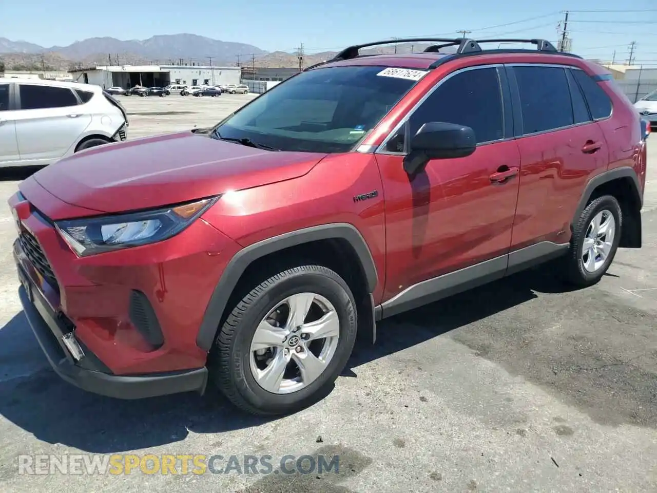 1 Фотография поврежденного автомобиля JTMLWRFV5LD044267 TOYOTA RAV4 2020