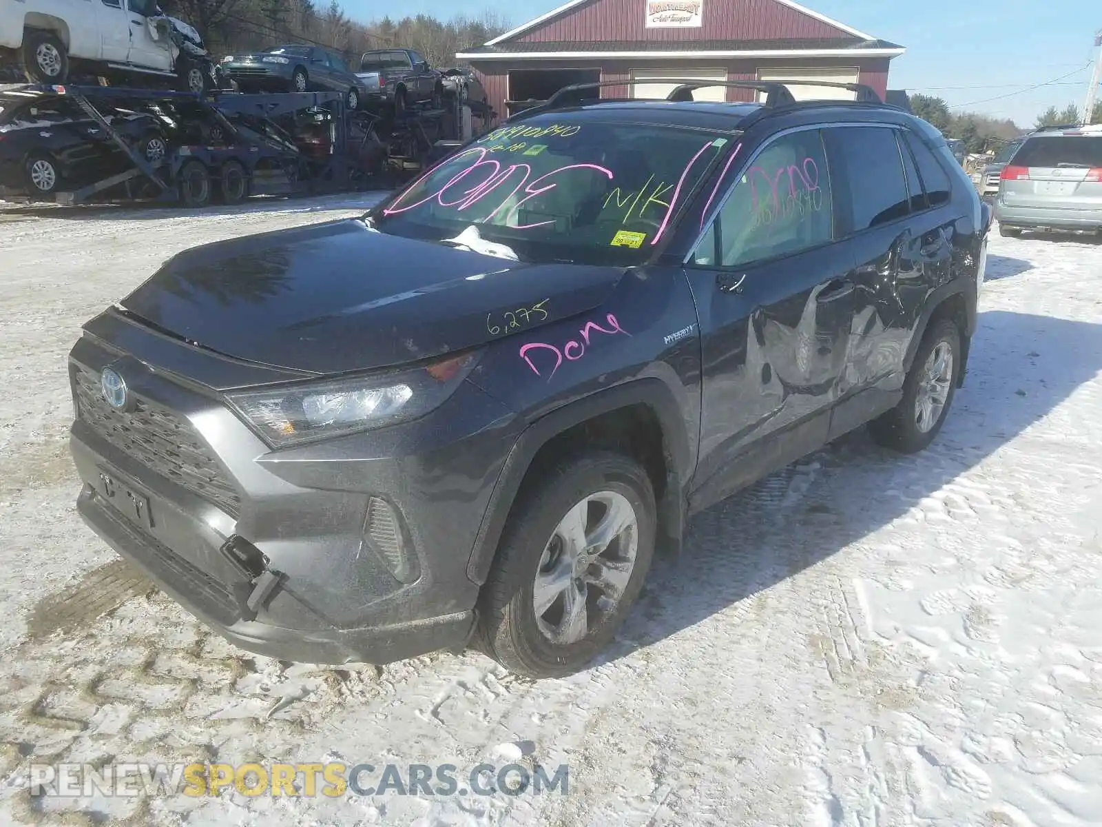 2 Photograph of a damaged car JTMLWRFVXLD070346 TOYOTA RAV4 2020