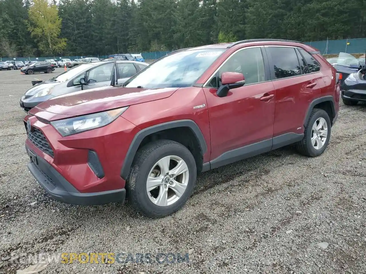 1 Photograph of a damaged car JTMMWRFV4LD055507 TOYOTA RAV4 2020