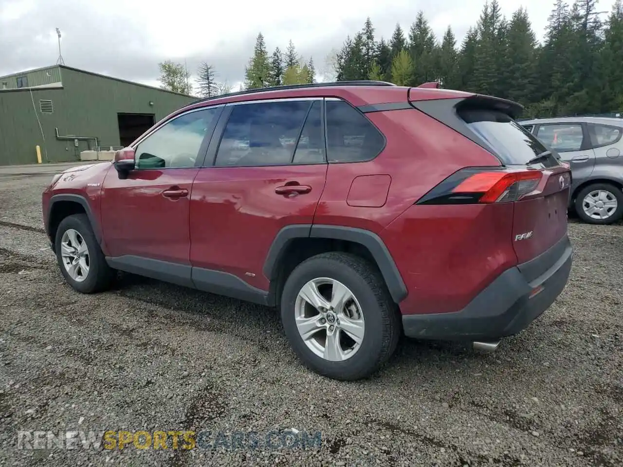 2 Photograph of a damaged car JTMMWRFV4LD055507 TOYOTA RAV4 2020