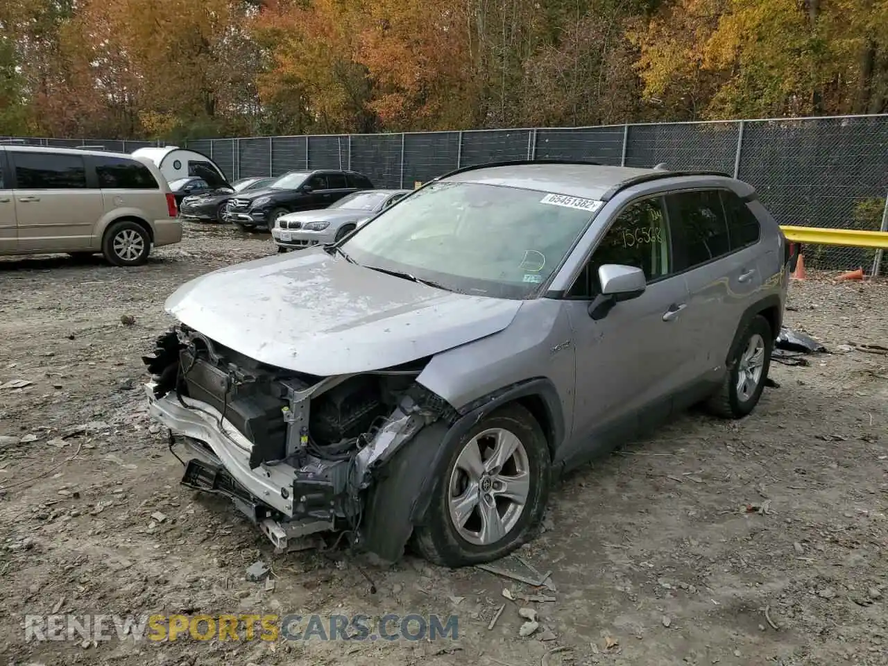 2 Photograph of a damaged car JTMMWRFV5LD071991 TOYOTA RAV4 2020