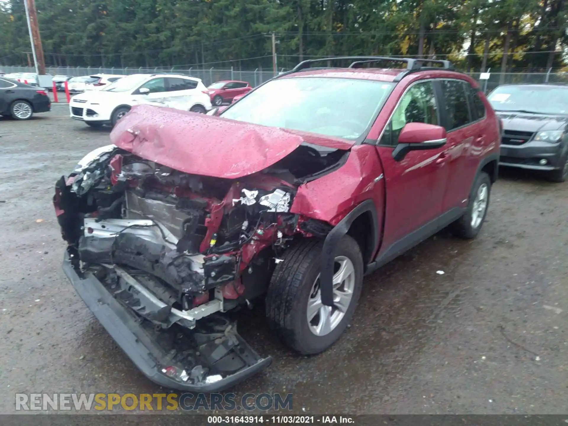 2 Photograph of a damaged car JTMMWRFV5LD537127 TOYOTA RAV4 2020