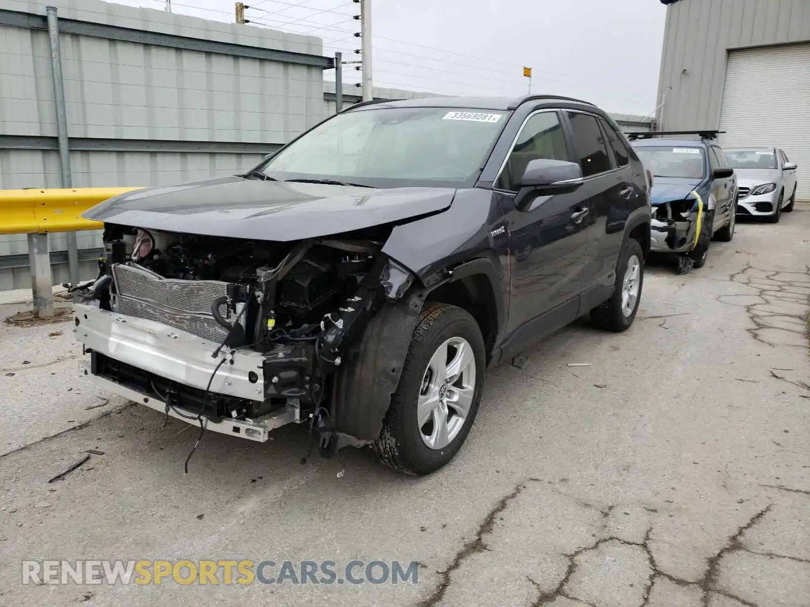 2 Photograph of a damaged car JTMMWRFV6LD549044 TOYOTA RAV4 2020