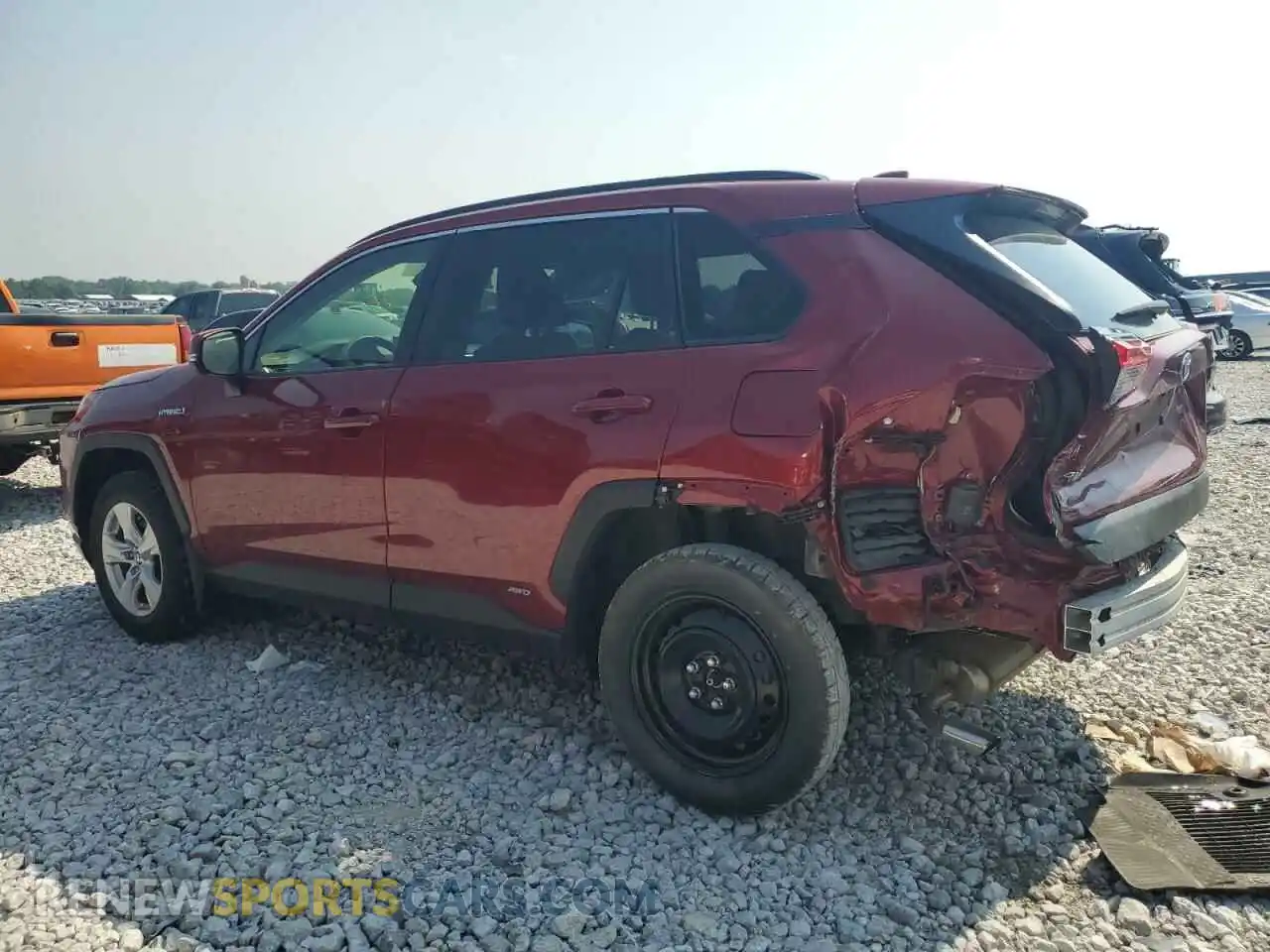 2 Photograph of a damaged car JTMMWRFV7LD068820 TOYOTA RAV4 2020