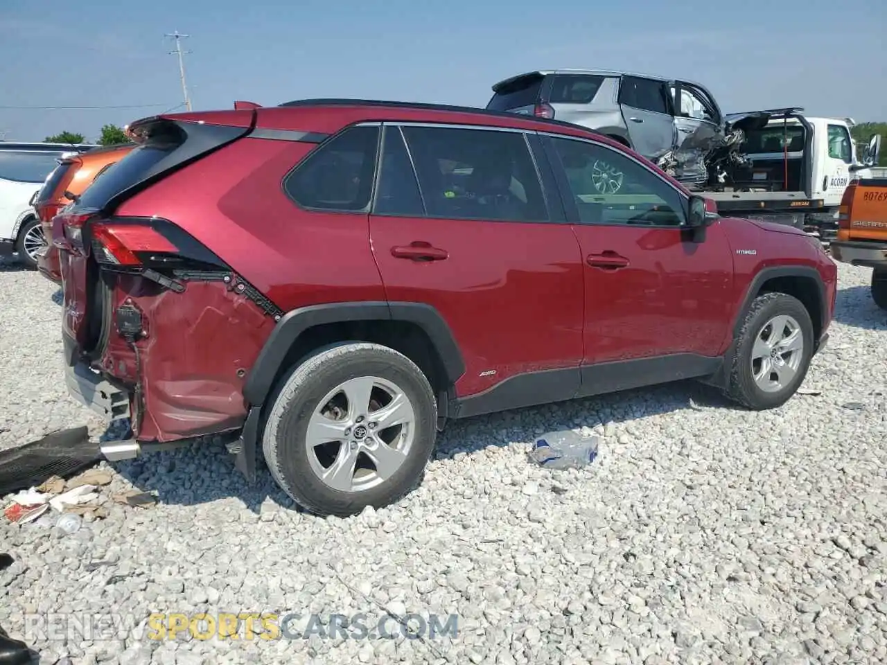 3 Photograph of a damaged car JTMMWRFV7LD068820 TOYOTA RAV4 2020