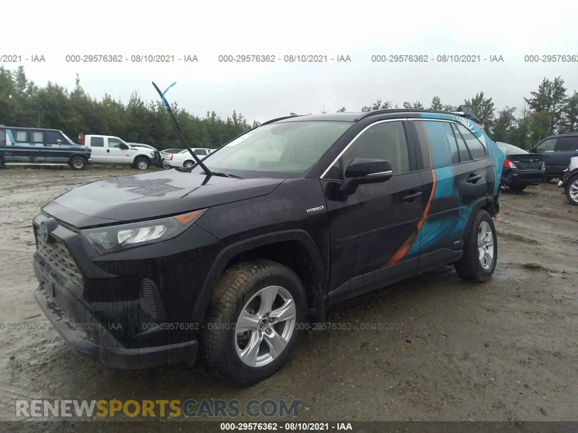 2 Photograph of a damaged car JTMMWRFVXLD062199 TOYOTA RAV4 2020