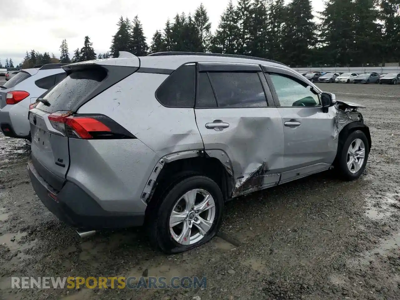 3 Фотография поврежденного автомобиля JTMMWRFVXLD536622 TOYOTA RAV4 2020