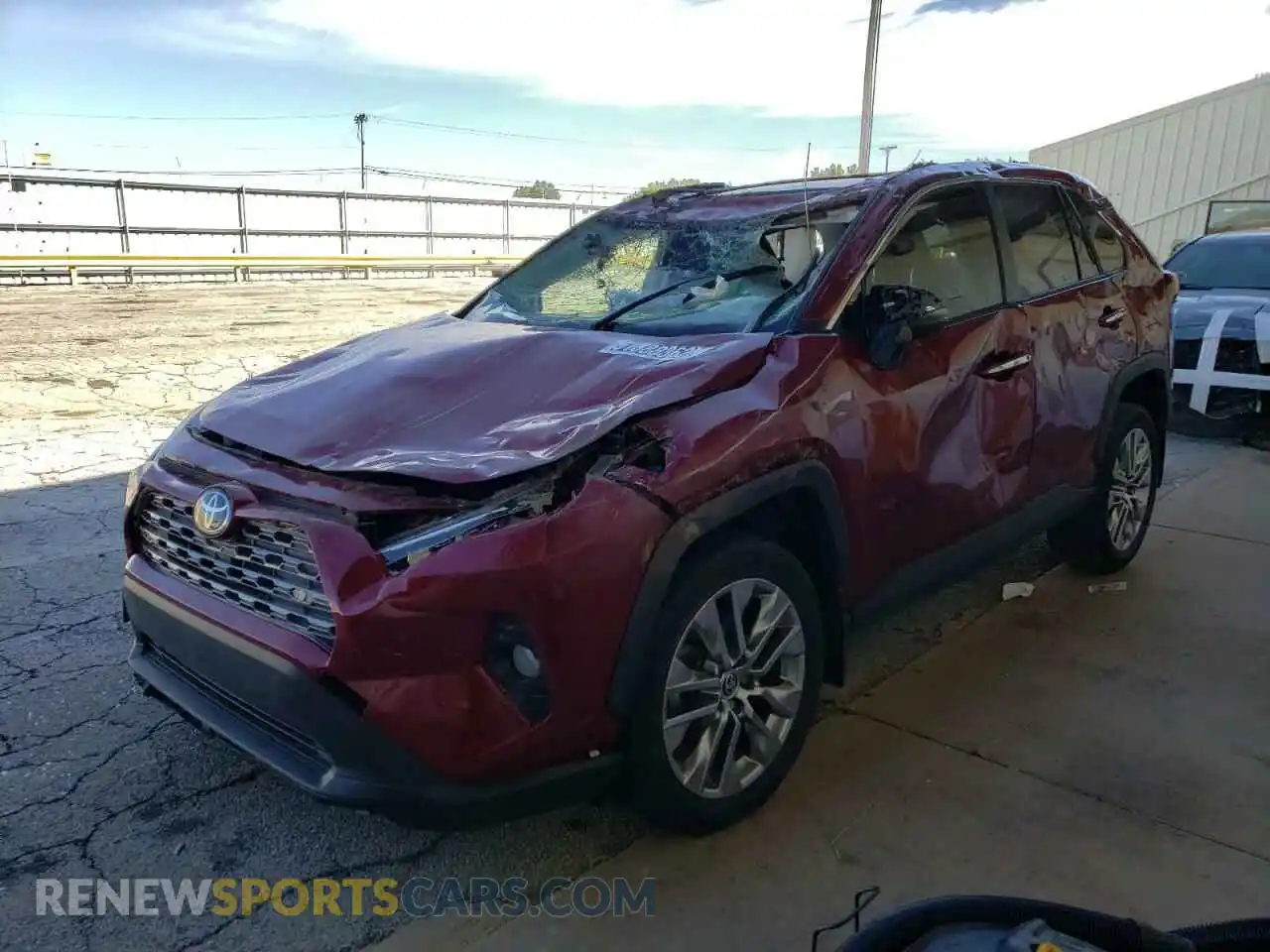 2 Photograph of a damaged car JTMN1RFV6LD064714 TOYOTA RAV4 2020