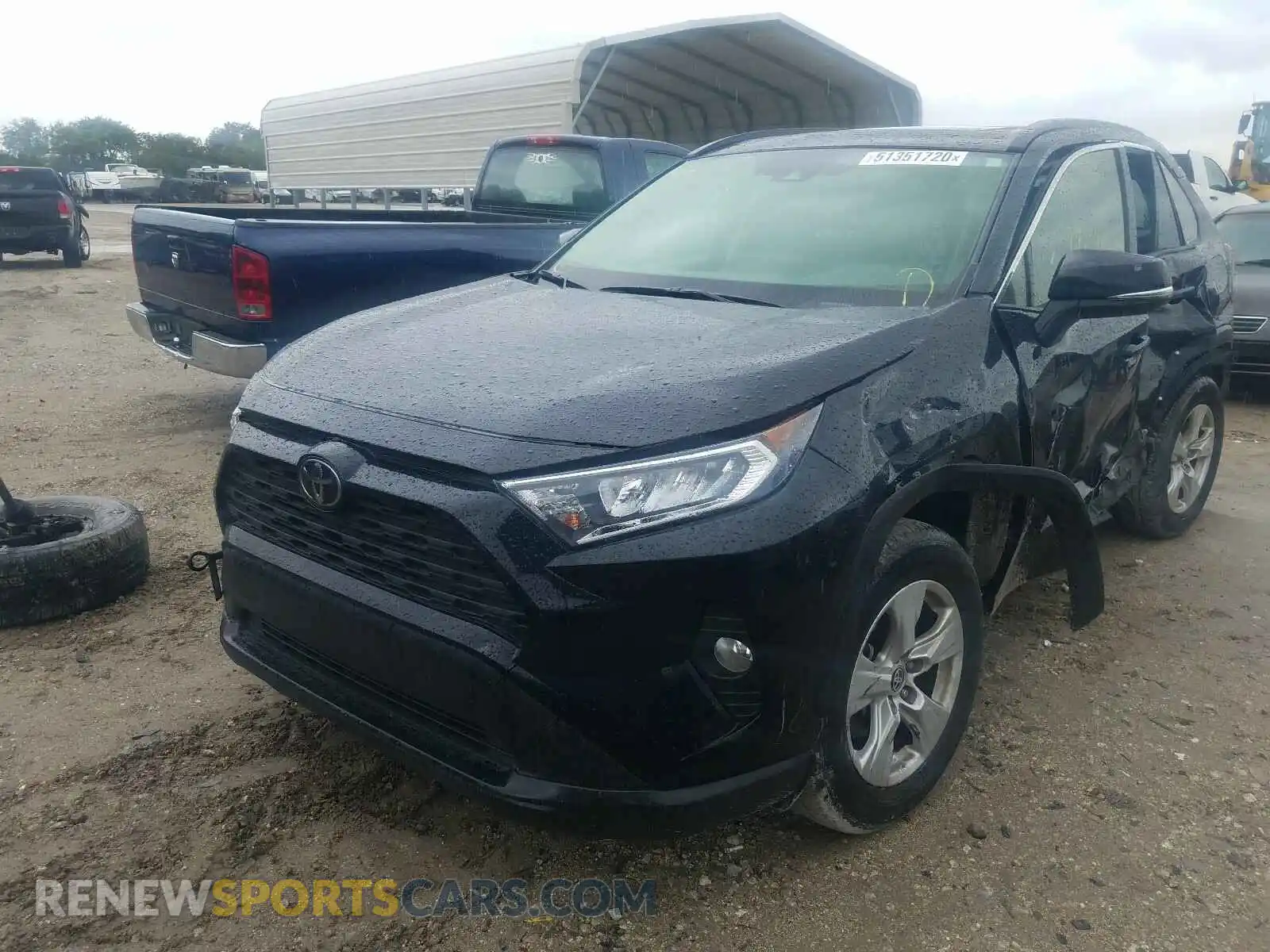 2 Photograph of a damaged car JTMP1RFV1LD054519 TOYOTA RAV4 2020