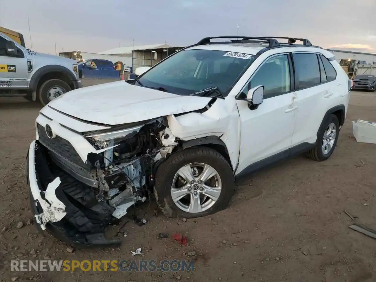 1 Photograph of a damaged car JTMP1RFV1LD526041 TOYOTA RAV4 2020