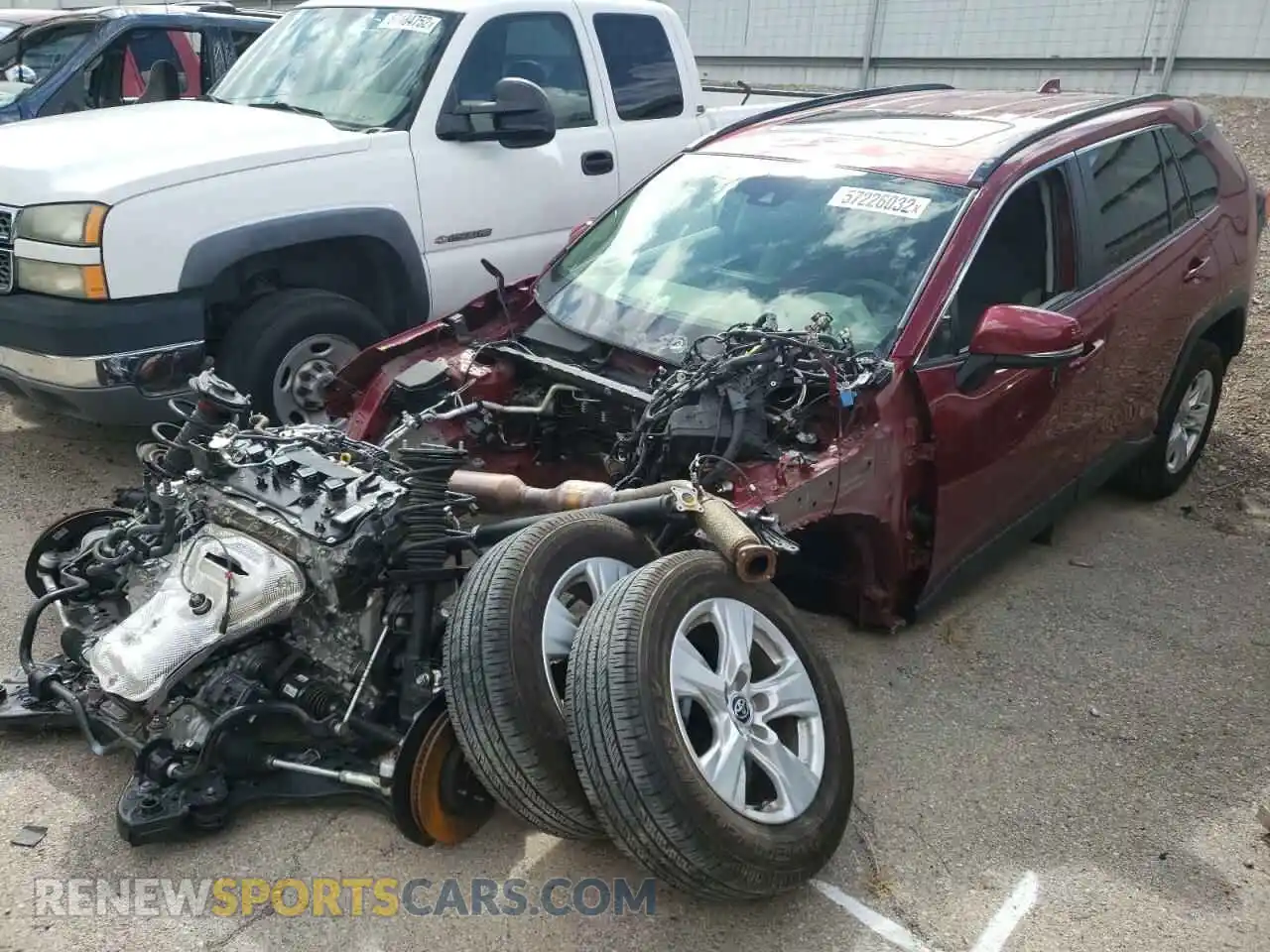 2 Photograph of a damaged car JTMP1RFV1LD527089 TOYOTA RAV4 2020
