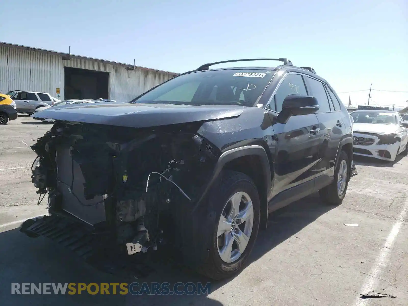 2 fotografías del automóvil dañado JTMP1RFV3LJ036573 TOYOTA RAV4 2020