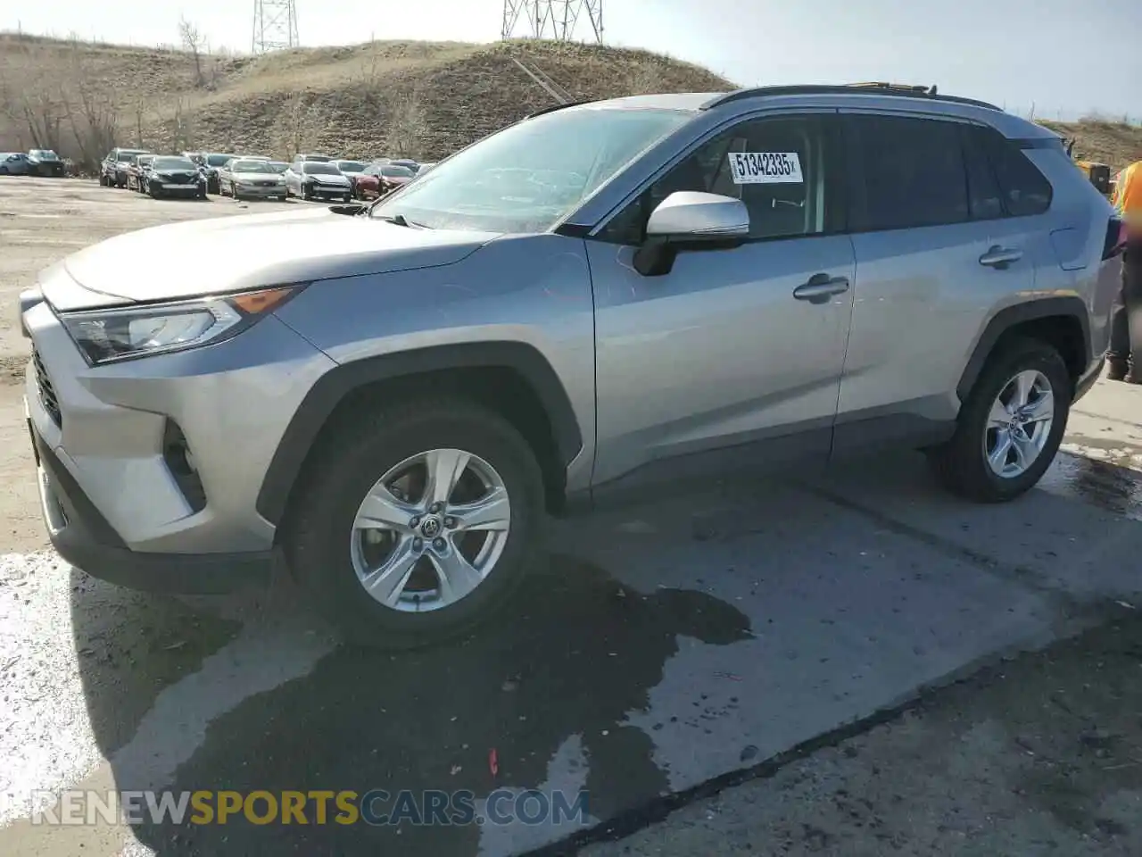 1 Photograph of a damaged car JTMP1RFV4LD526129 TOYOTA RAV4 2020