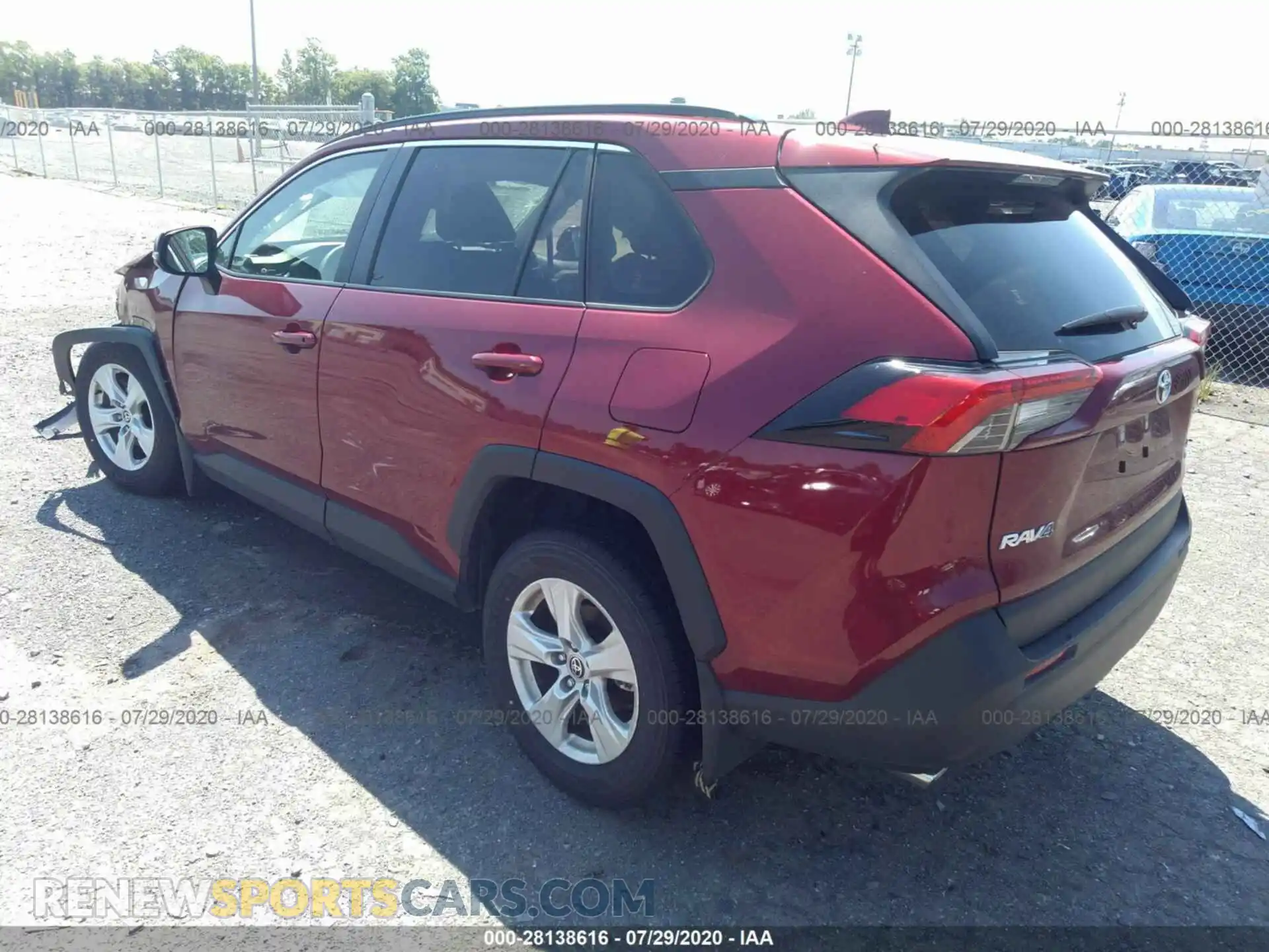 3 Photograph of a damaged car JTMP1RFV4LD527152 TOYOTA RAV4 2020