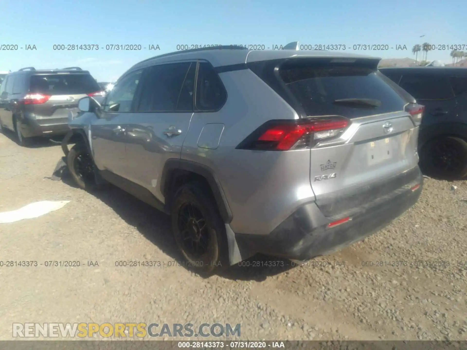 3 Photograph of a damaged car JTMP1RFV4LJ026005 TOYOTA RAV4 2020