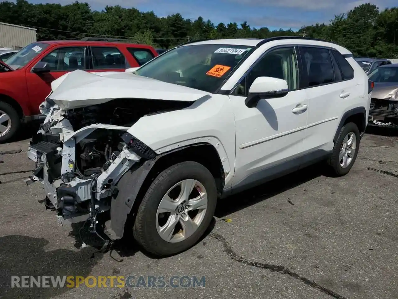 1 Photograph of a damaged car JTMP1RFV5LD524941 TOYOTA RAV4 2020