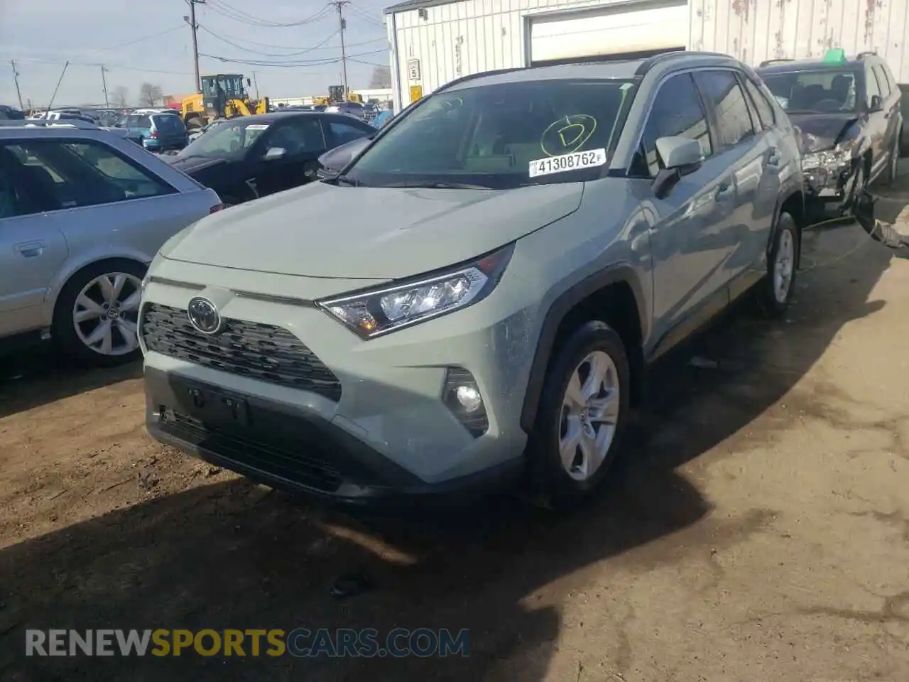 2 Photograph of a damaged car JTMP1RFV8LD530393 TOYOTA RAV4 2020