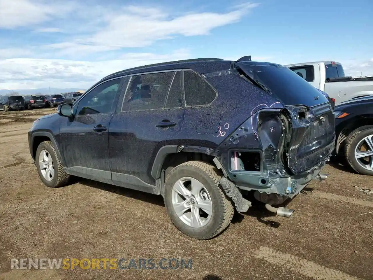 2 Photograph of a damaged car JTMP1RFV8LJ026007 TOYOTA RAV4 2020