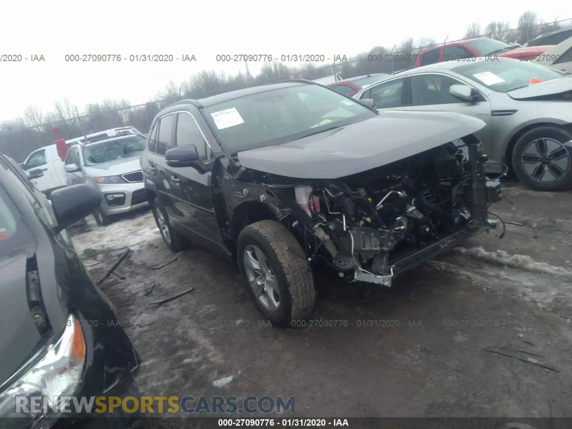 1 Photograph of a damaged car JTMP1RFV9LD525154 TOYOTA RAV4 2020