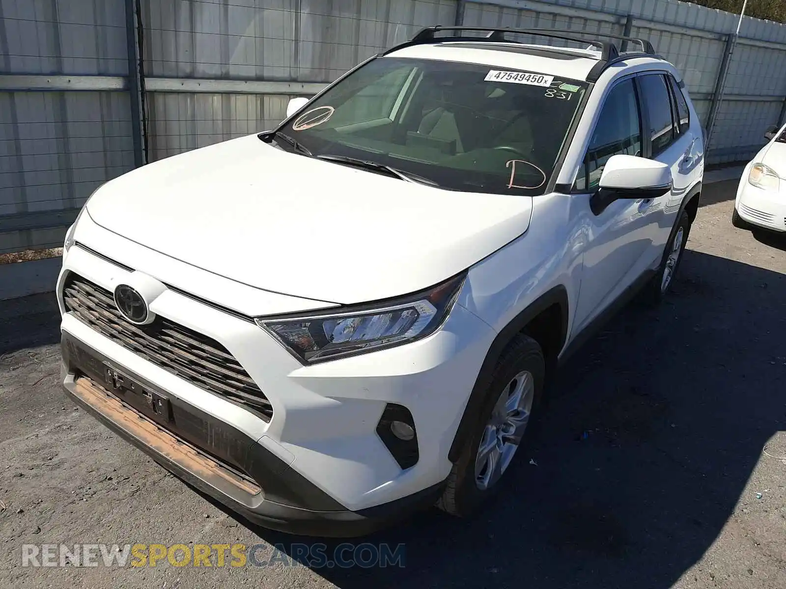 2 Photograph of a damaged car JTMP1RFVXLD057855 TOYOTA RAV4 2020