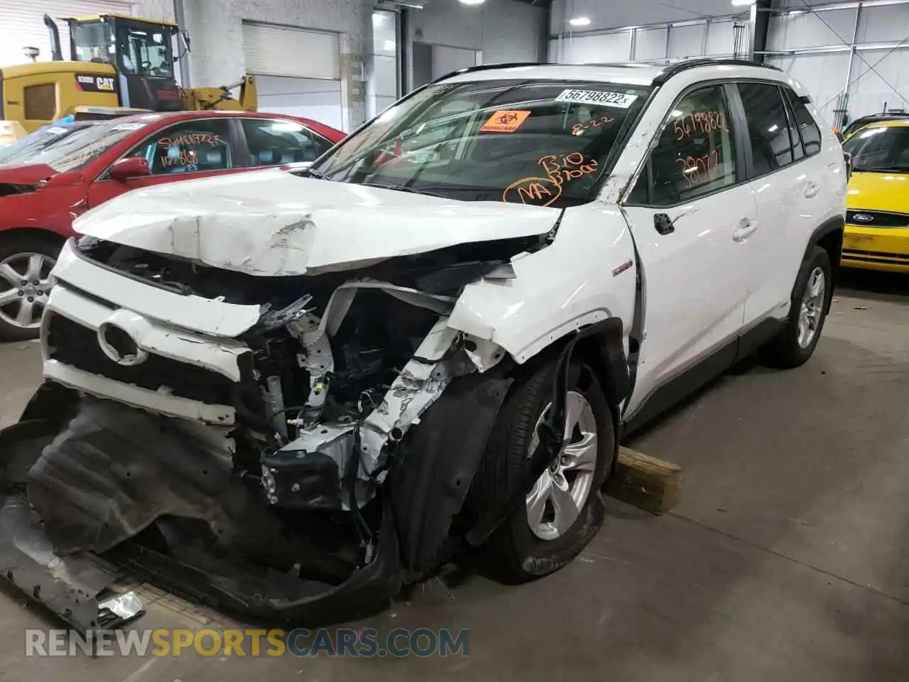 2 Photograph of a damaged car JTMR6RFV3LD006465 TOYOTA RAV4 2020