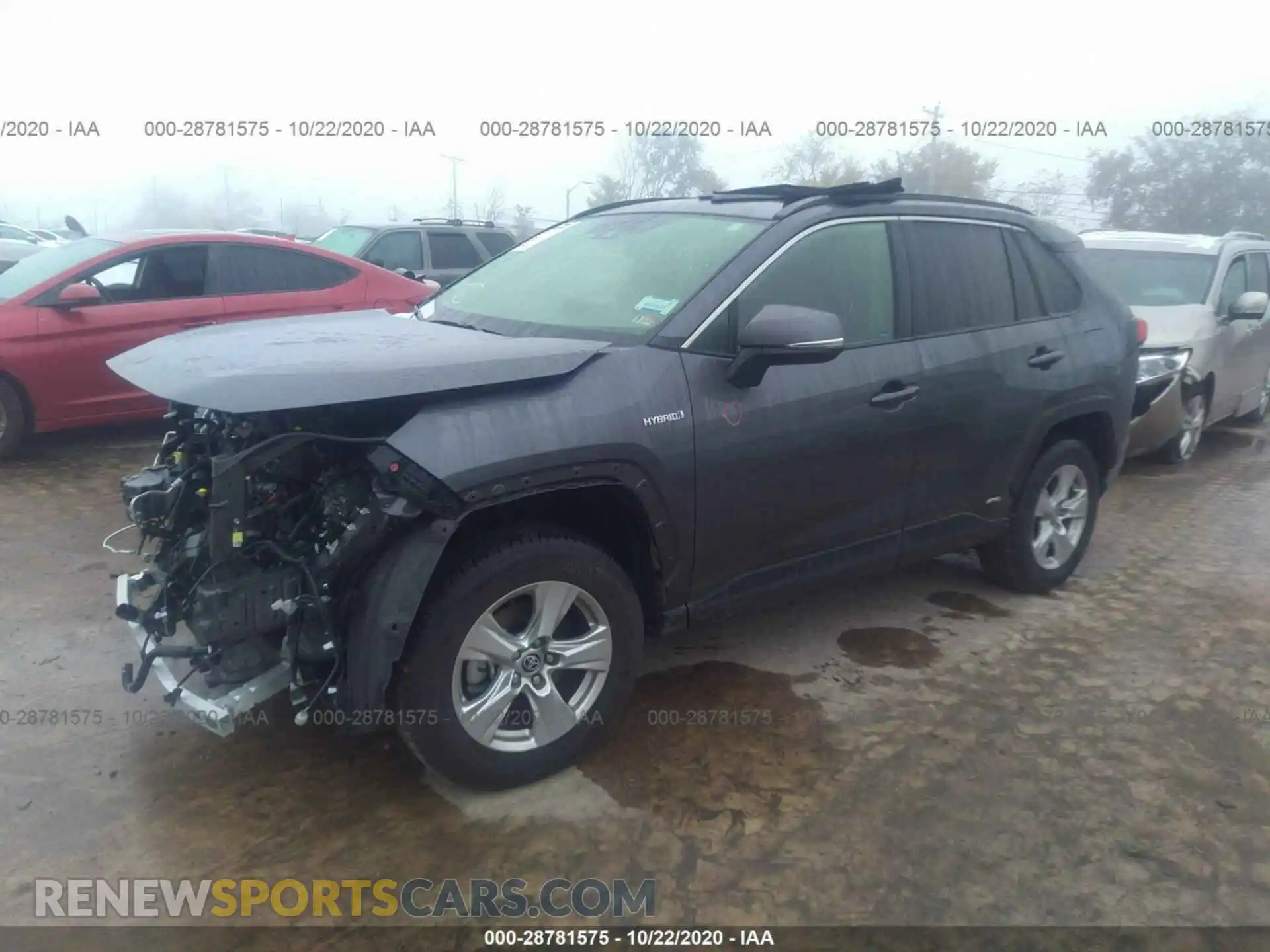 2 Photograph of a damaged car JTMRWRFV3LD047226 TOYOTA RAV4 2020