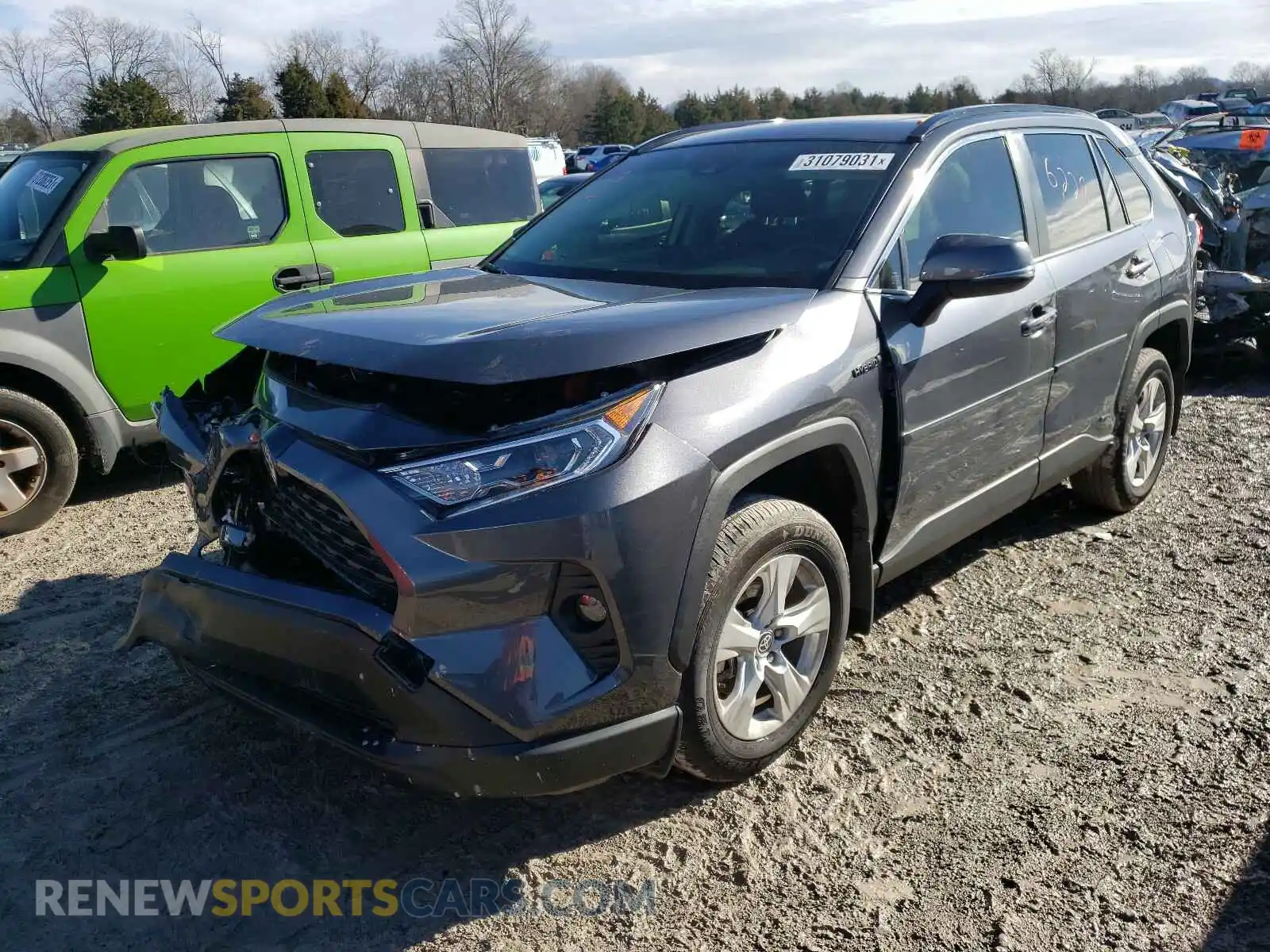 2 Photograph of a damaged car JTMRWRFVXLD072138 TOYOTA RAV4 2020