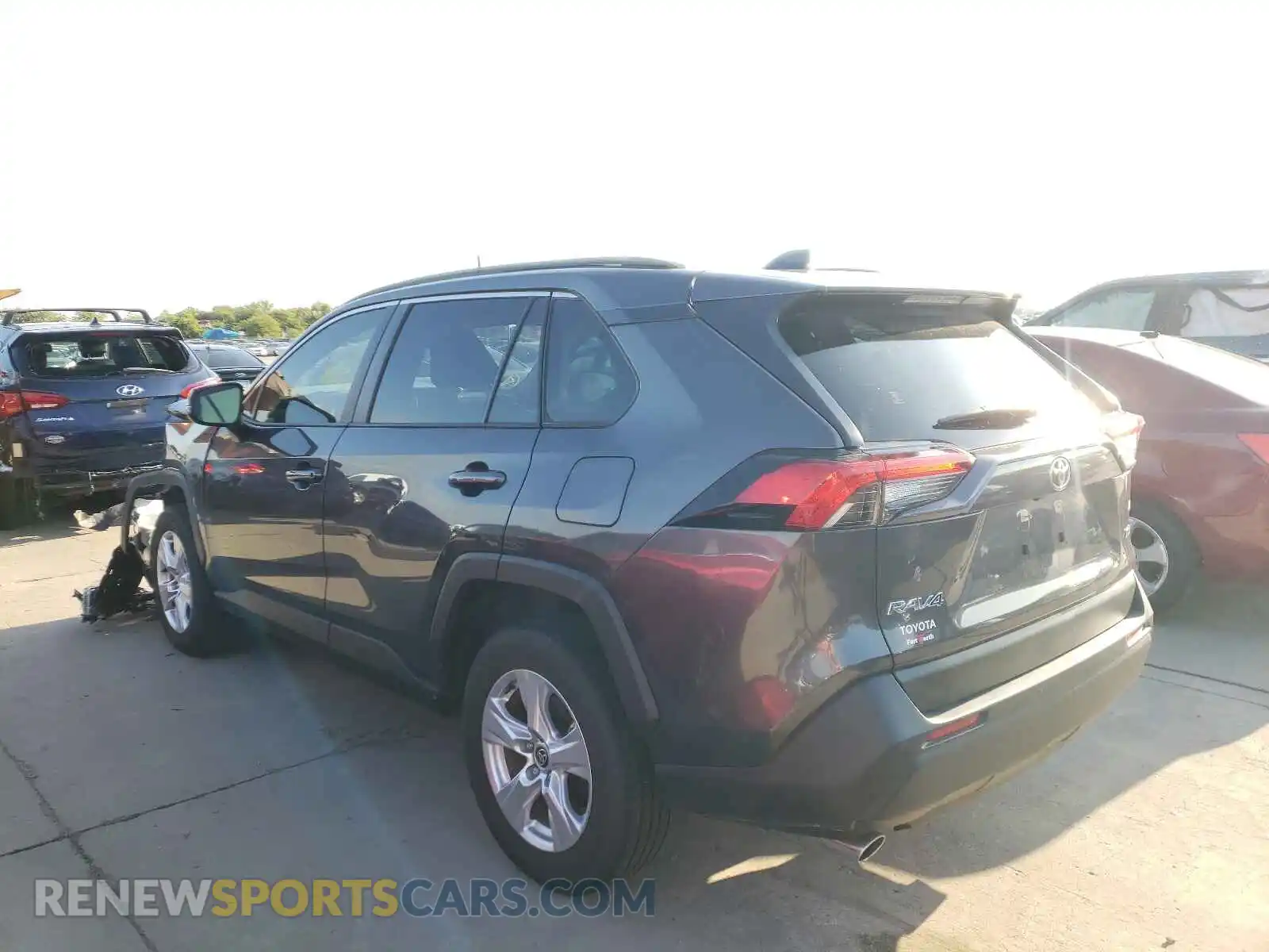 3 fotografías del automóvil dañado JTMW1RFV2LJ019002 TOYOTA RAV4 2020