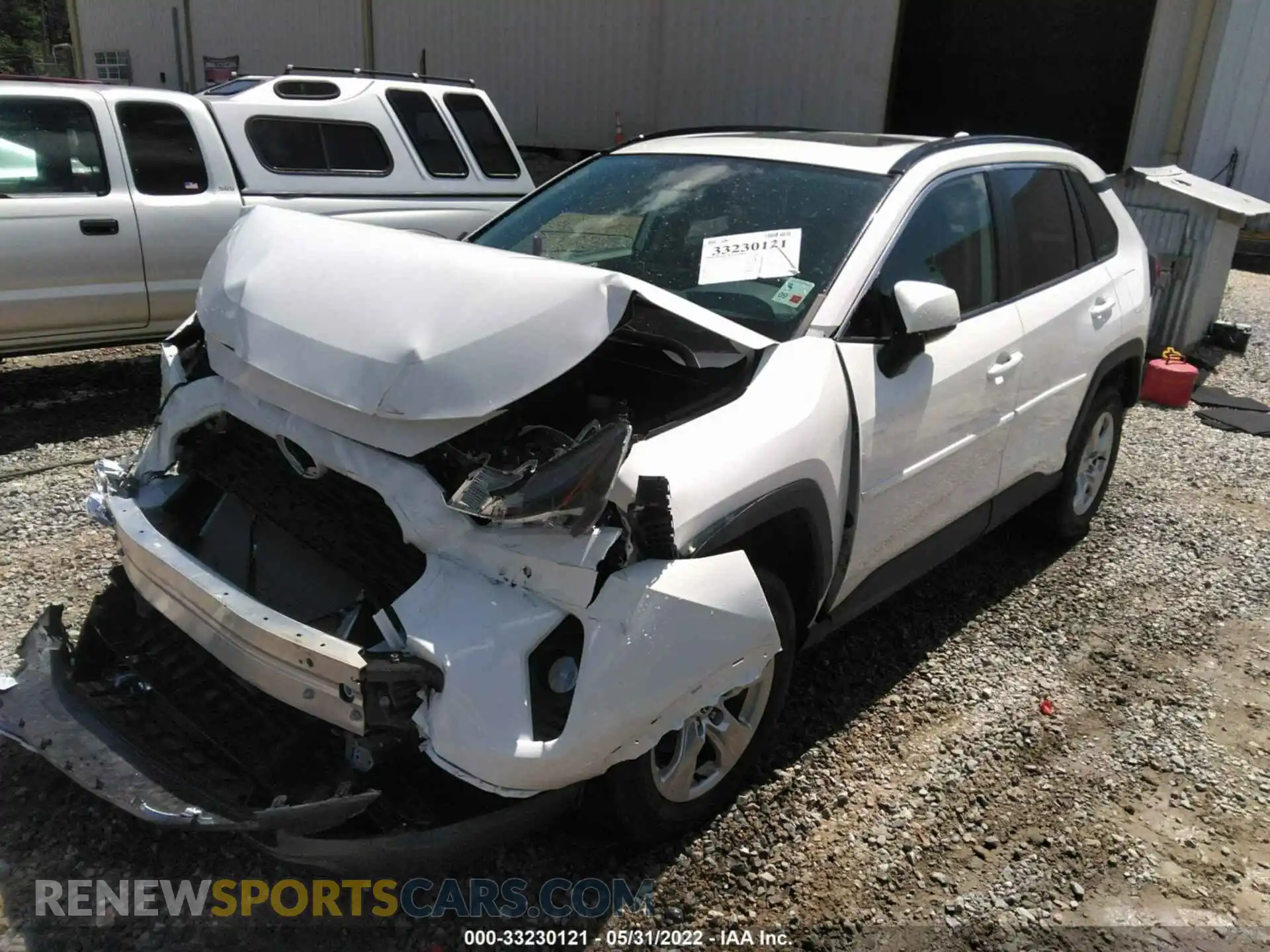 2 fotografías del automóvil dañado JTMW1RFVXLD060332 TOYOTA RAV4 2020