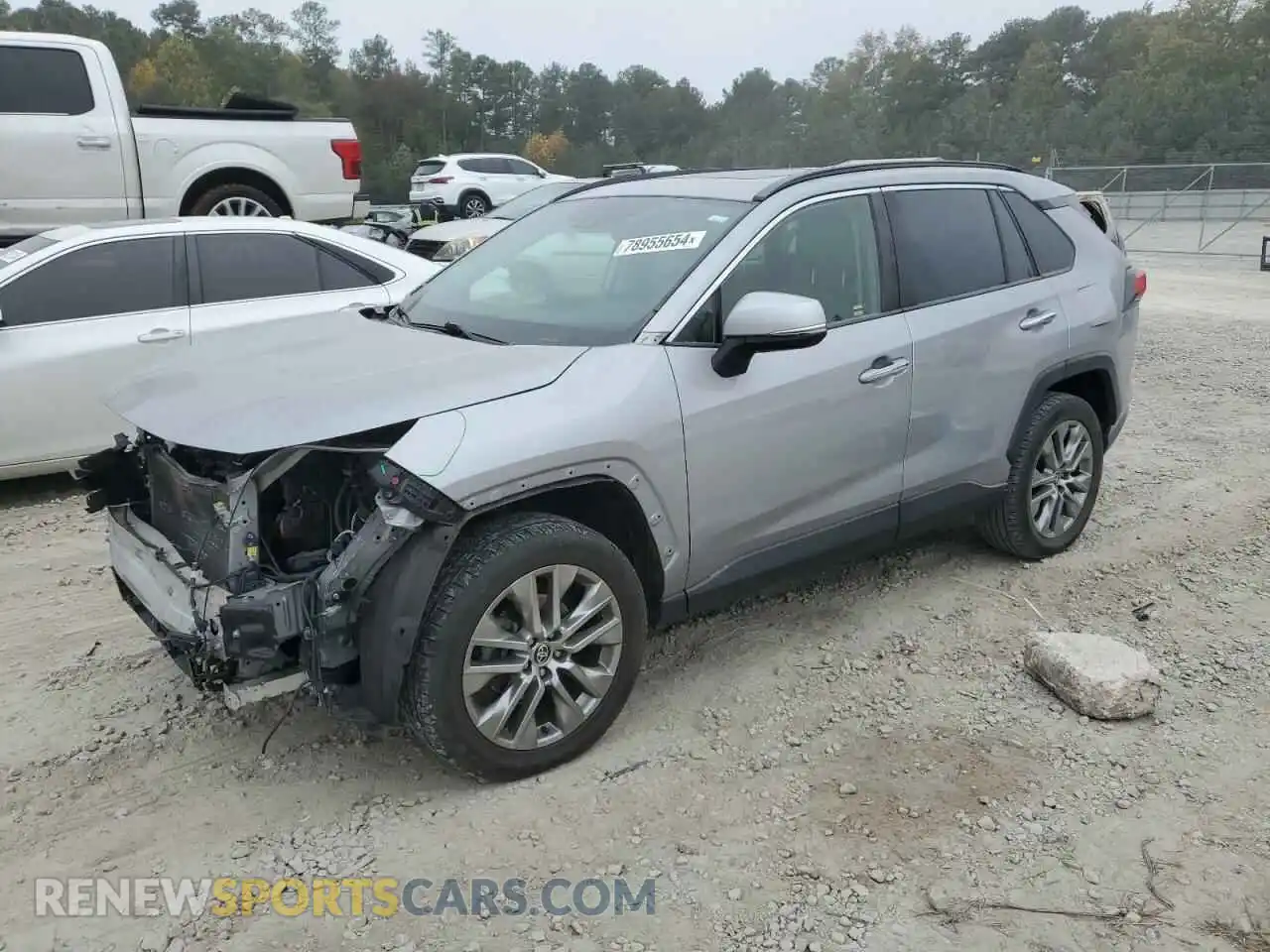1 Photograph of a damaged car JTMY1RFV2LD045462 TOYOTA RAV4 2020