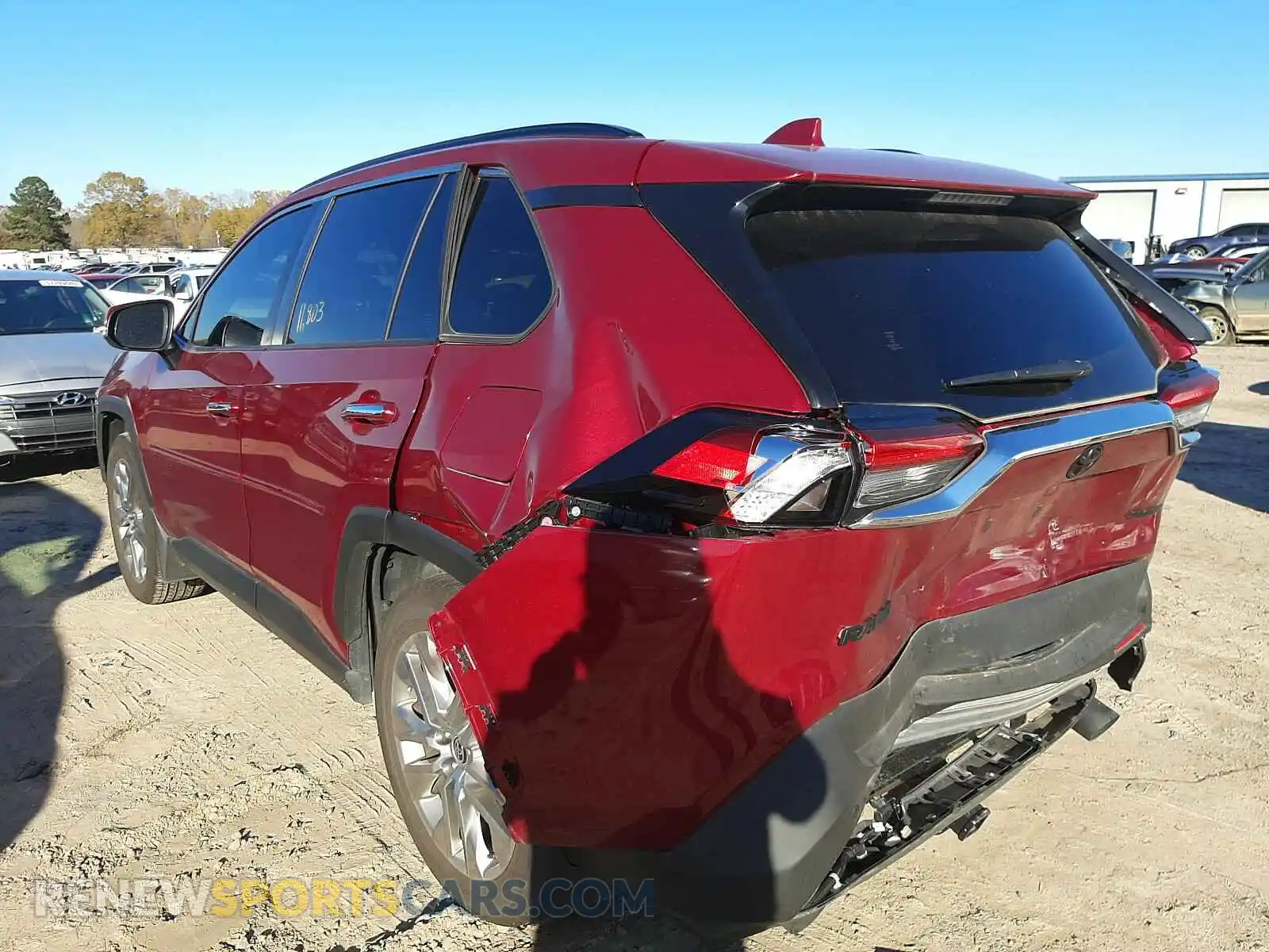 3 Photograph of a damaged car JTMY1RFV2LD519622 TOYOTA RAV4 2020