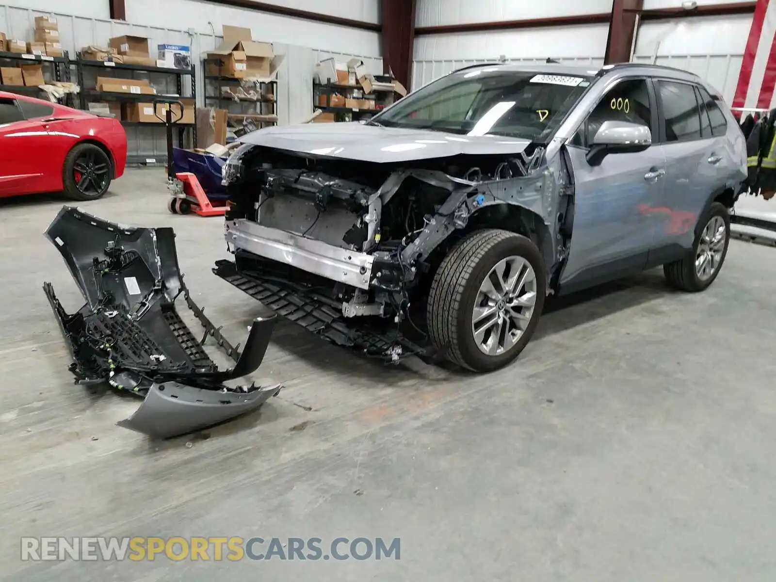 2 Photograph of a damaged car JTMY1RFV9LD059343 TOYOTA RAV4 2020