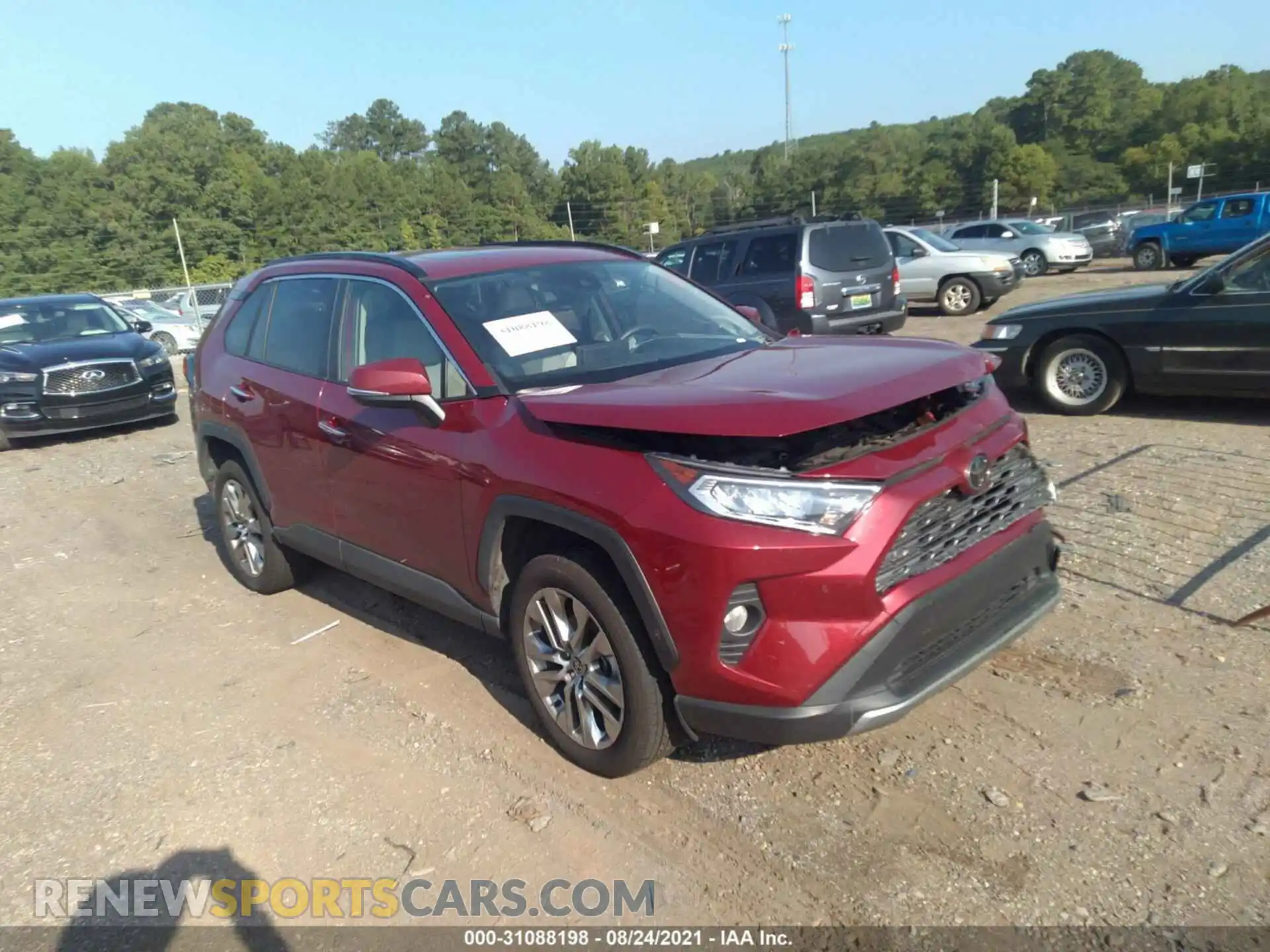 1 Photograph of a damaged car JTMY1RFVXLD052384 TOYOTA RAV4 2020