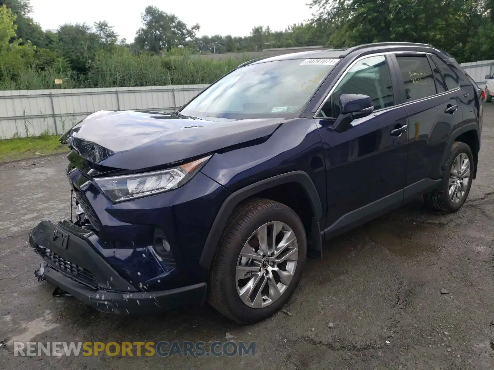 2 fotografías del automóvil dañado 2T3A1RFV0MW195219 TOYOTA RAV4 2021