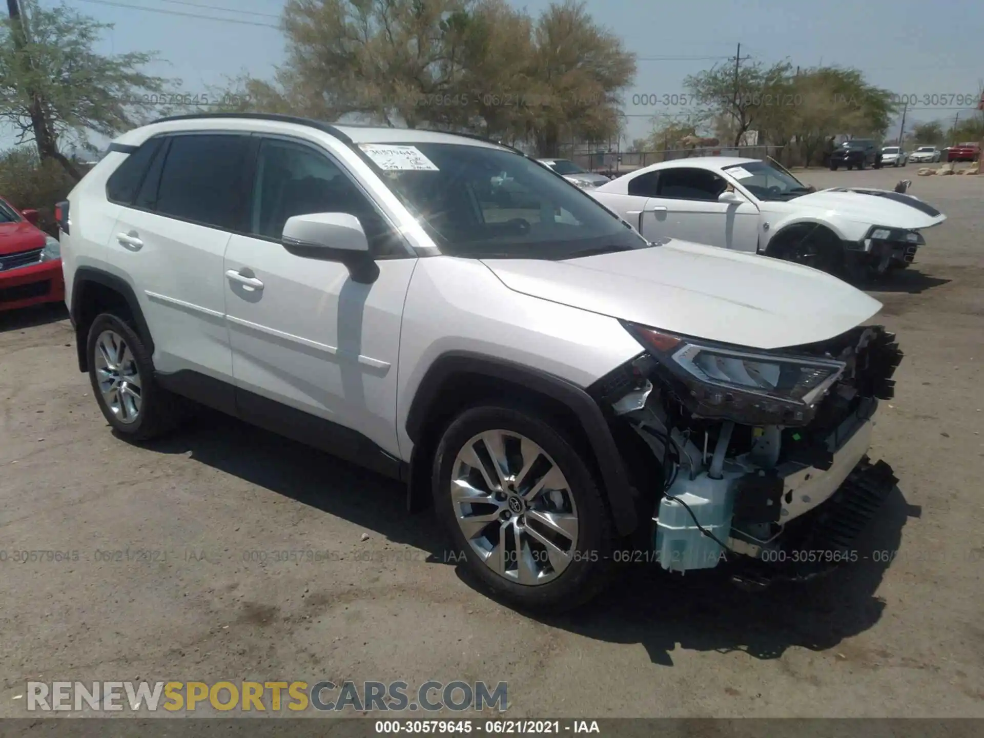 1 Photograph of a damaged car 2T3A1RFV1MW148068 TOYOTA RAV4 2021
