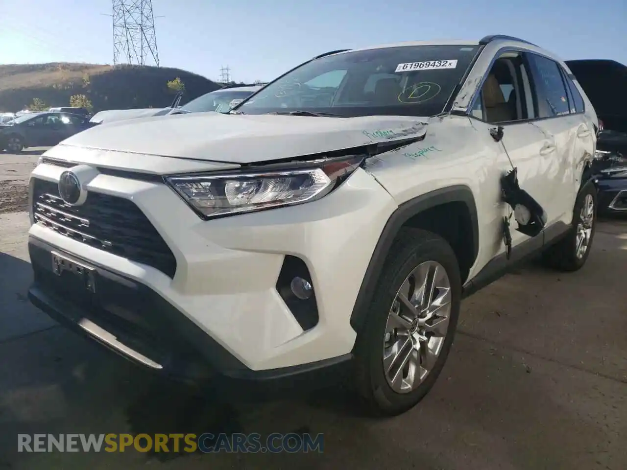 2 Photograph of a damaged car 2T3A1RFV1MW217700 TOYOTA RAV4 2021