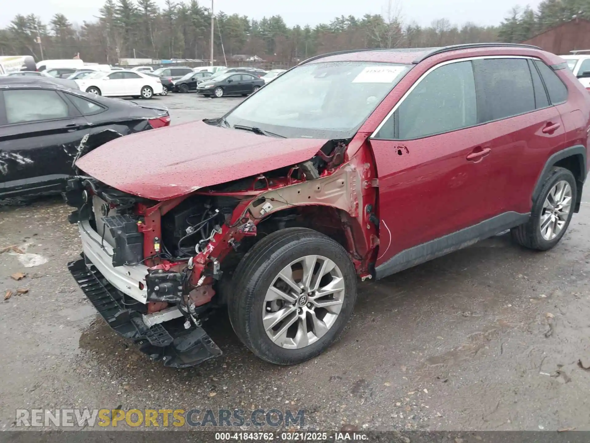 2 Photograph of a damaged car 2T3A1RFV2MW224803 TOYOTA RAV4 2021